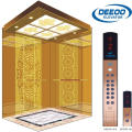 1600kg Golden Etching Finish Passenger Elevator